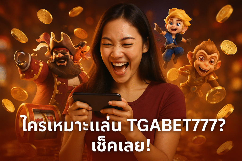 ใครเหมาะเล่นเว็บตรง TGABET777? เช็คเลย!