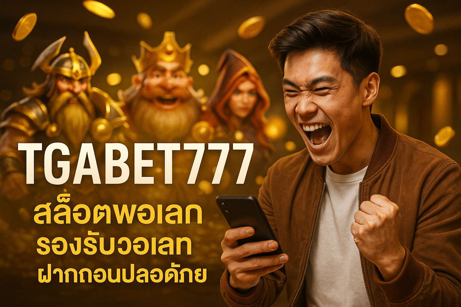 TGABET777 สล็อตเว็บตรง รองรับวอเลท ฝากถอนปลอดภัย