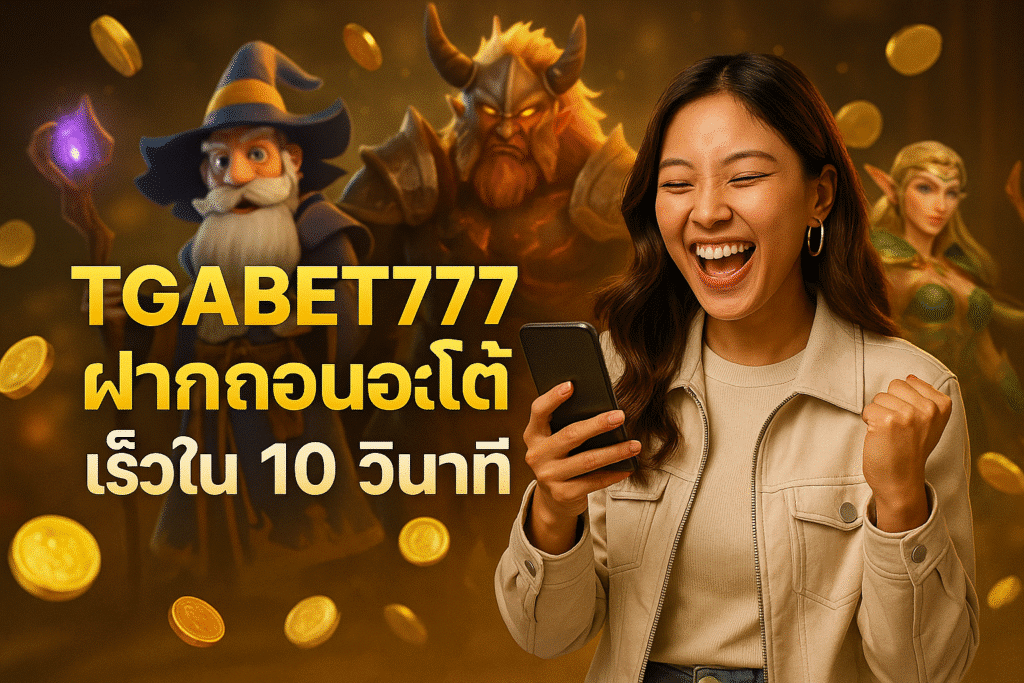 TGABET777 ฝากถอนออโต้ เร็วใน 10 วินาที