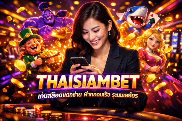 THAISIAMBET เกมสล็อตแตกง่าย ฝากถอนเร็ว ระบบเสถียร