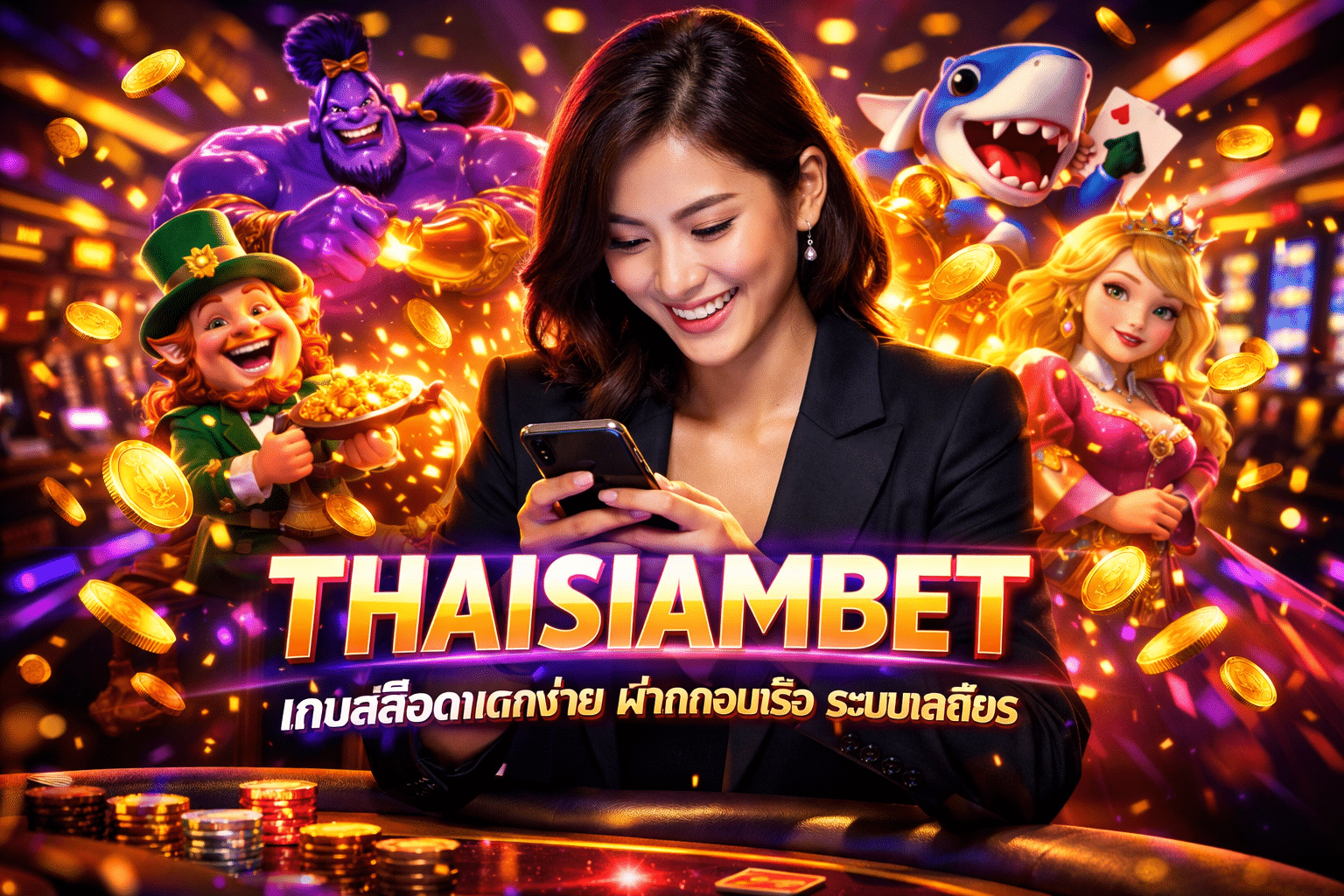 THAISIAMBET เกมสล็อตแตกง่าย ฝากถอนเร็ว ระบบเสถียร